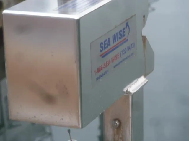 Slide: The Image of Sea Wise equipment on 2013 Ranger Tugs R-31, featuring stainless steel components. - 22