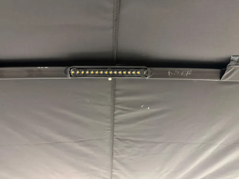 Slide: The Image of LED light bar on Godfrey Sweetwater Entertainment, 2025 model, against a dark background. - 30