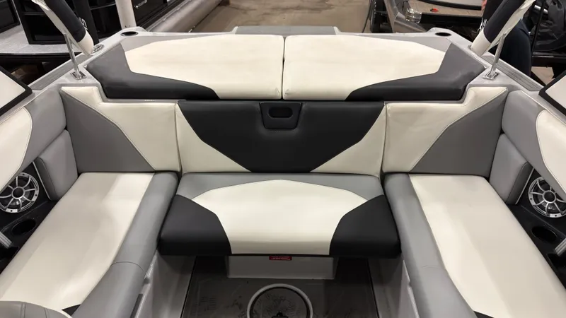 Slide: The Image of Interior of 2021 ATX Surf Boats 20 Type-S with stylish seating. - 10