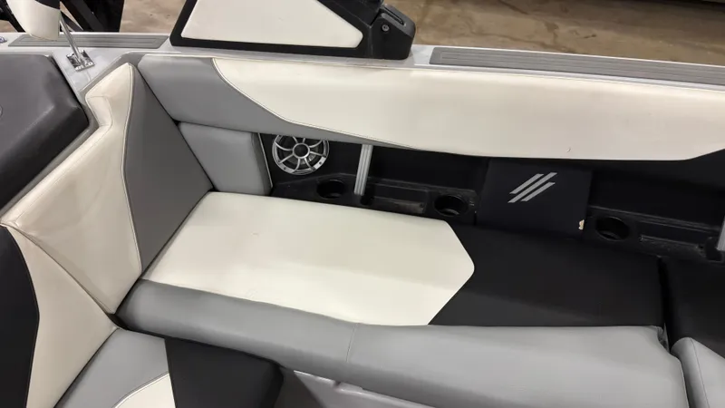 Slide: The Image of Interior of a 2021 ATX Surf Boats 20 Type-S with speaker. - 12