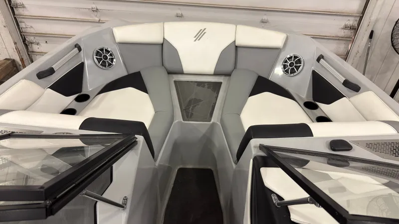 Slide: The Image of Interior of 2021 ATX Surf Boats 20 Type-S with speakers. - 19