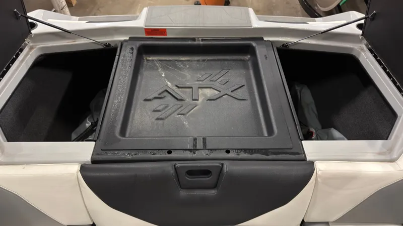 Slide: The Image of ATX Surf Boats 20 Type-S 2021 storage compartment view. - 5