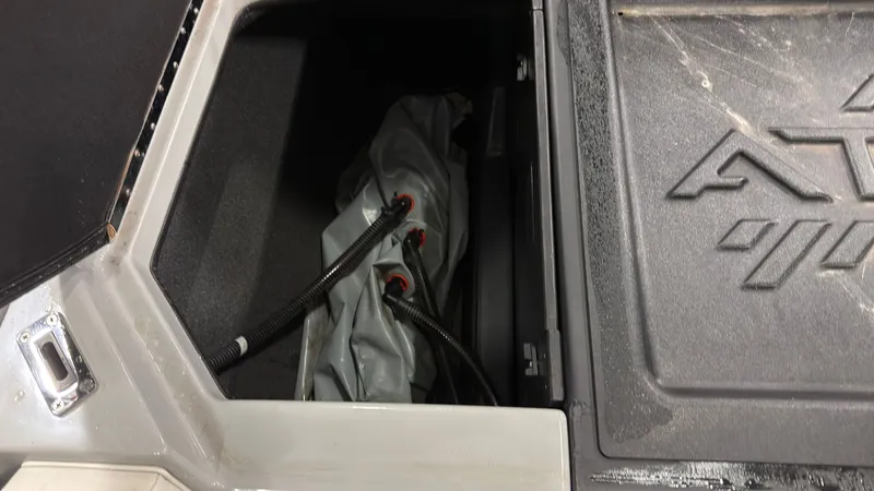 Slide: The Image of Storage compartment in ATX Surf Boats 20 Type-S 2021 model. - 6