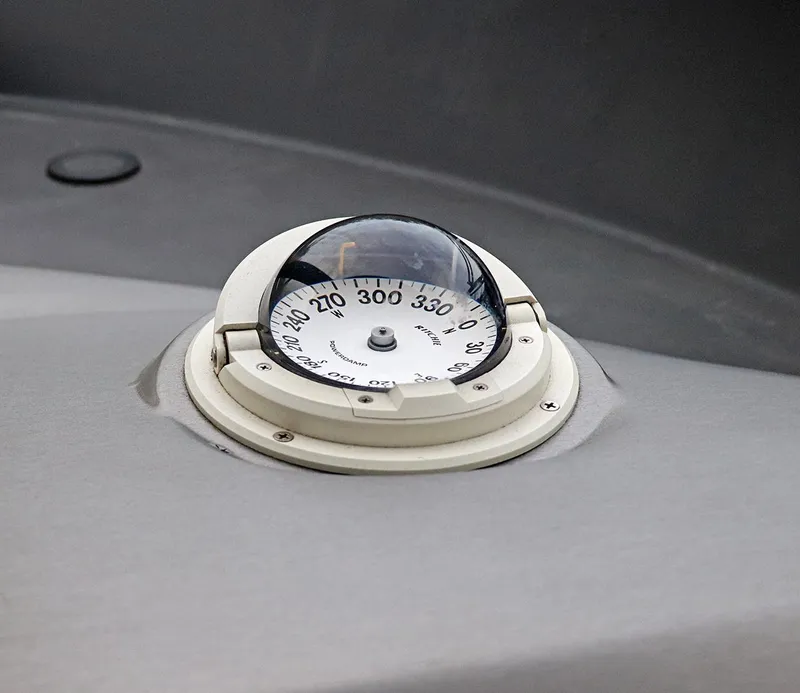 Slide: The Image of Luxurious interior of a 2000 Sunseeker Predator 74 yacht with elegant seating and decor. - 21