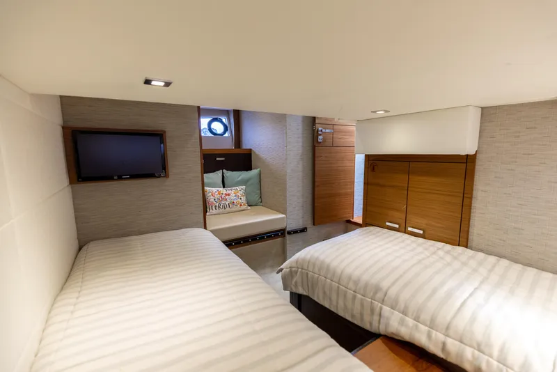 Slide: The Image of 2015 Tiara Yachts 44 Coupe- SILVER LINING- Guest Stateroom - 16