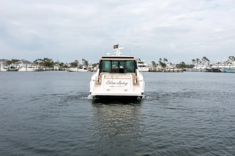 Slide: The Image of 2015 Tiara Yachts 44 Coupe- SILVER LINING- Transom - 27