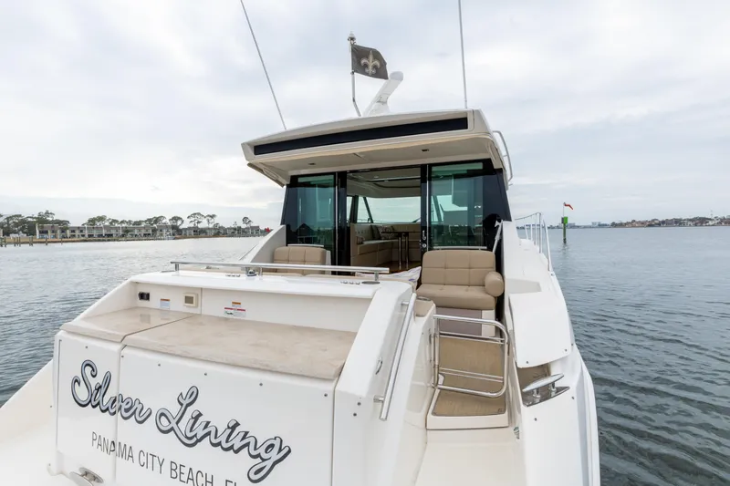 Slide: The Image of 2015 Tiara Yachts 44 Coupe- SILVER LINING- Transom - 28