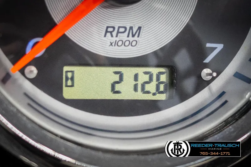 Slide: The Image of Close-up of 2021 Avalon LSZ VRB tachometer showing 212.6 RPM. - 33
