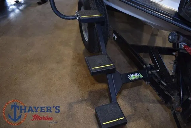 Slide: The Image of Steps on a ProCraft 180 boat trailer, 1997 model, at Thayer's Marine. - 24