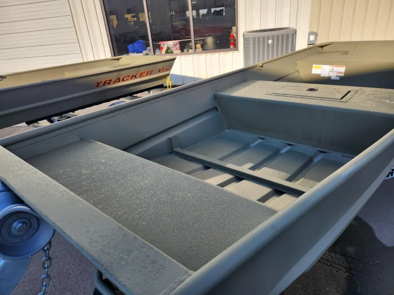 Slide: The Image of 2025 Tracker 1542 LW boat interior, showcasing spacious design and durable construction. - 3