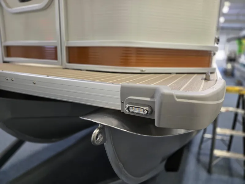 Slide: The Image of 2025 Princecraft Vectra 23 WRL pontoon boat detail, featuring sleek design and modern finishes. - 5