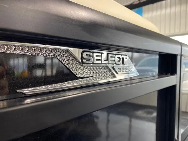 Slide: The Image of 2025 SunCatcher Select 322RF emblem on sleek black surface. - 4