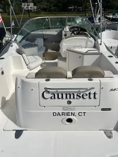 Slide: The Image of 2007 Sea Ray 240 Sundancer boat docked in Darien, CT. - 37