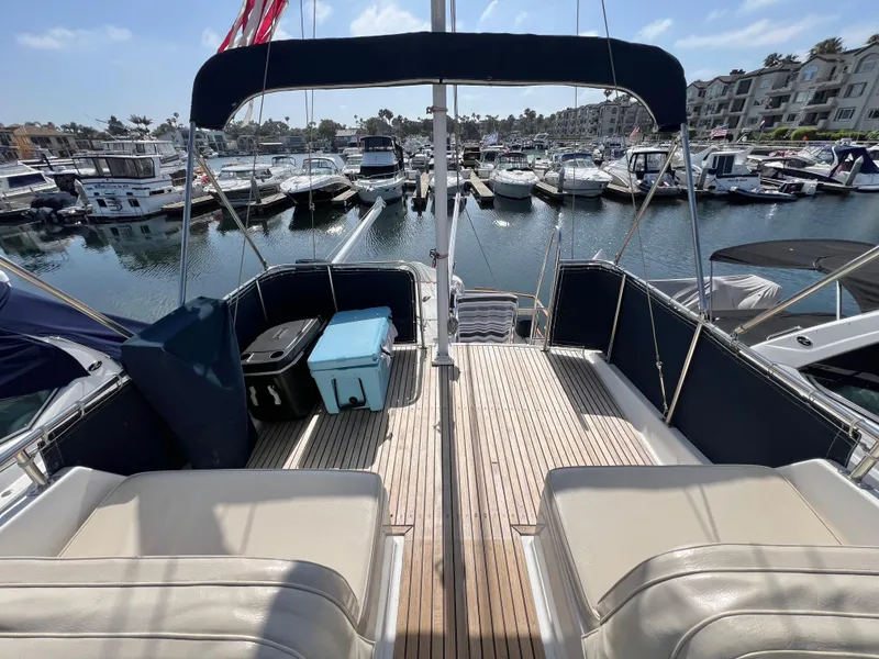 Slide: The Image of Aft Flybridge - 46