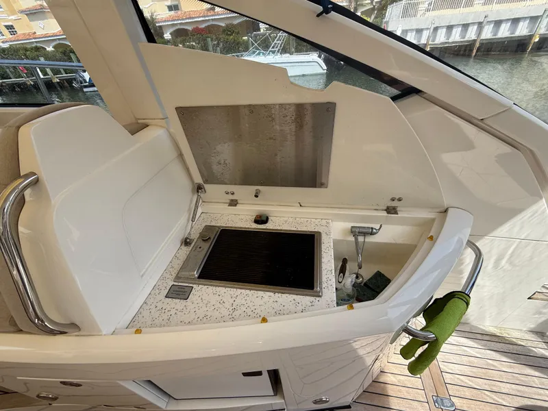 Slide: The Image of Outdoor kitchenette on 2013 Fairline Targa 38 Open yacht with grill and sink. - 40