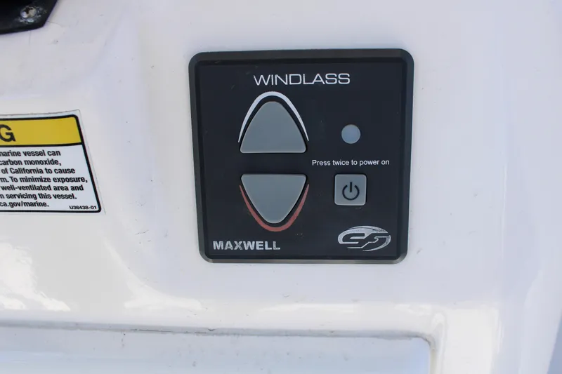 Slide: The Image of Control panel for Maxwell windlass on 2021 Sea Fox 268 Commander boat. - 15