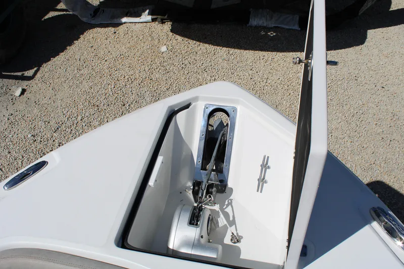 Slide: The Image of Open anchor compartment of 2021 Sea Fox 268 Commander boat. - 20