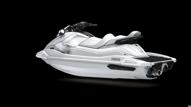 Slide: The Image of 2025 Yamaha Waverunner VX in sleek white design on black background. - 5