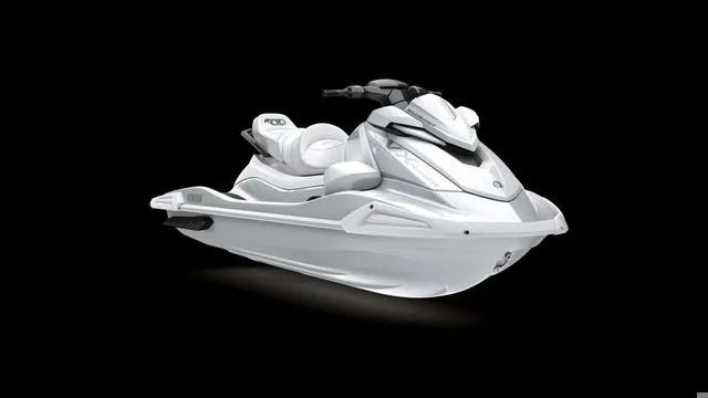 Slide: The Image of 2025 Yamaha Waverunner VX in sleek white design on black background. - 9