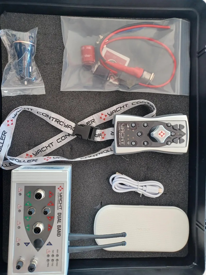 Slide: The Image of Yacht controller kit for 2006 Sea Ray 48 Sundancer with remote and accessories. - 25