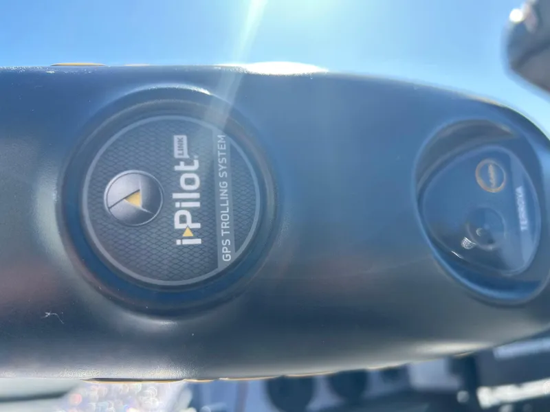 Slide: The Image of Close-up of iPilot GPS trolling system on 2014 Tuffy 1760 Osprey boat. - 15