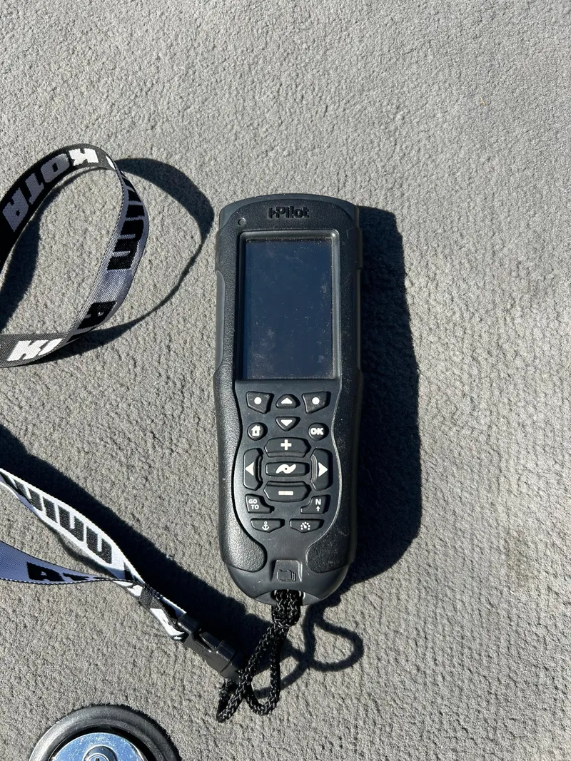 Slide: The Image of Remote control device on a Tuffy 1760 Osprey boat, 2014 model. - 46