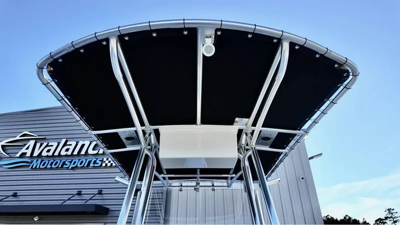 Slide: The Image of 2025 Bulls Bay 200CC boat with T-top at Avalanche Motorsports. - 13