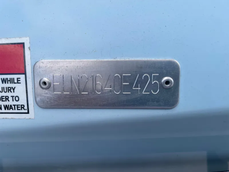 Slide: The Image of Metallic identification plate on a Savannah 210X, 2025 model. - 9