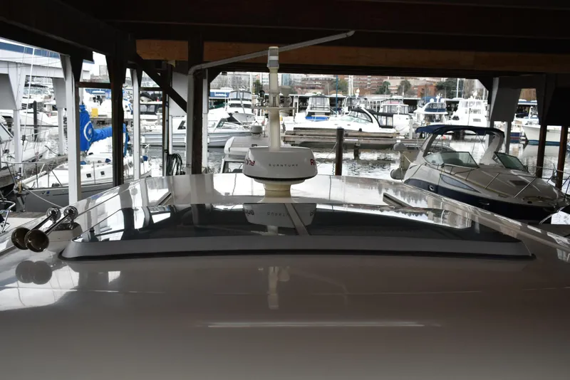 Slide: The Image of 2011 Sabre 42 Salon Express yacht with update RayMarine radar and power sunroof - 13