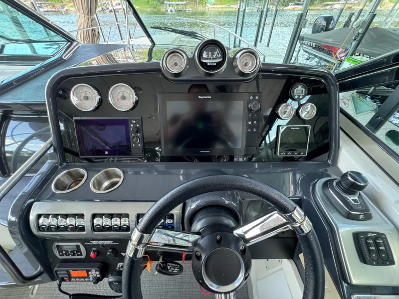 Slide: The Image of Control panel of 2020 Formula 370 SS boat with advanced navigation systems. - 36
