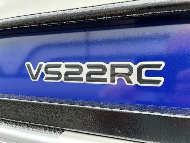 Slide: The Image of Close-up of 2025 Veranda Vista Sport VS 22 RC logo on blue background. - 3
