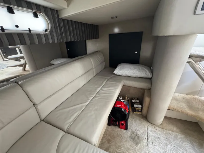 Slide: The Image of Interior of 2005 Formula 34 PC yacht with mounted flat-screen TV. - 21