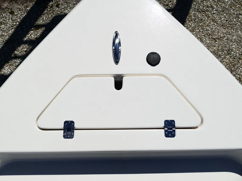 Slide: The Image of Control panel of 2025 Bulls Bay 2000 boat with multiple switches. - 16