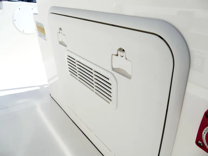 Slide: The Image of Bulls Bay 2000 boat livewell, 2025 model, open lid showing interior. - 31