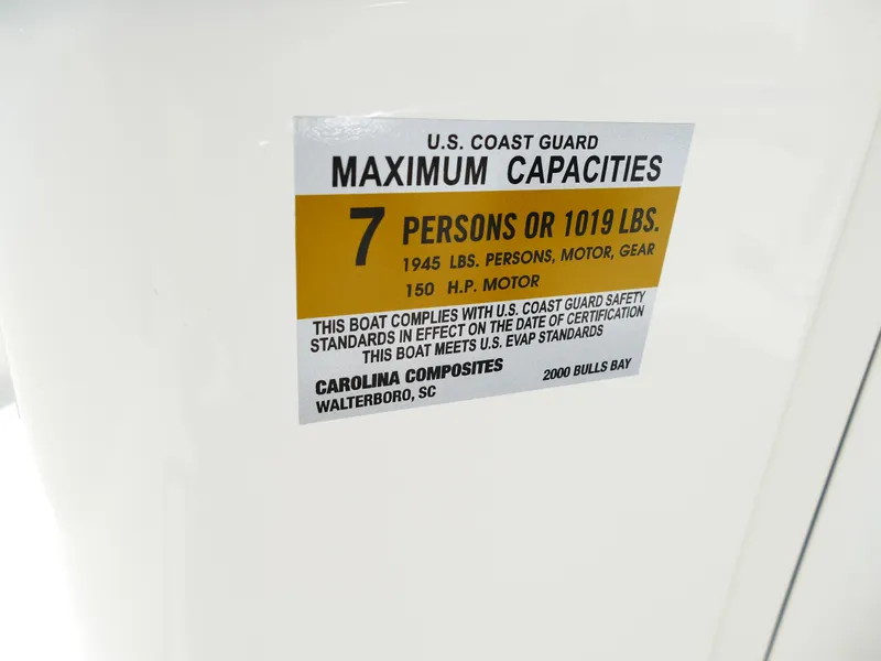 Slide: The Image of Open storage compartment on a 2025 Bulls Bay 2000 boat. - 34