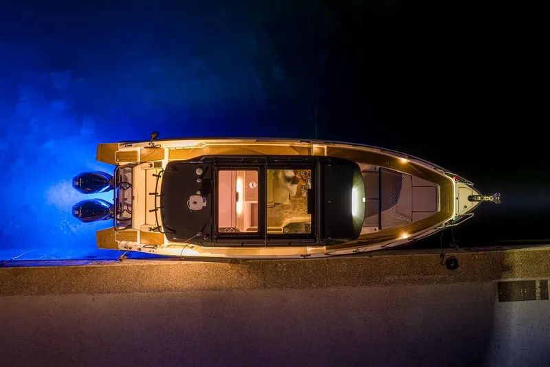Slide: The Image of Navan C30 2025 boat cruising on open sea, showcasing sleek design and performance. - 16
