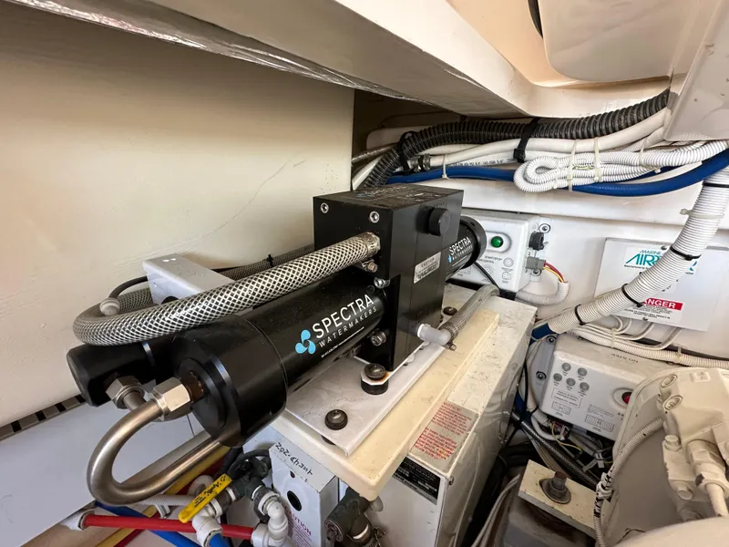 Slide: The Image of Engine room of 2013 Tiara Yachts 3900 Open with Spectra watermaker system. - 25