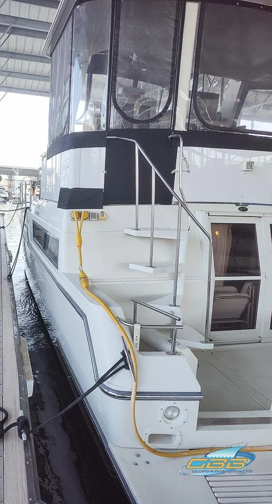 Slide: The Image of Carver 430 Cockpit Motor Yacht 1995 - 52