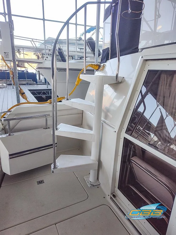 Slide: The Image of Carver 430 Cockpit Motor Yacht 1995 - 53