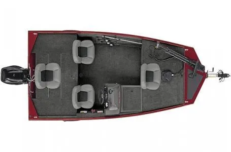 Slide: The Image of 2025 Tracker Bass Tracker Classic XL boat interior, featuring seating and fishing rod storage. - 7