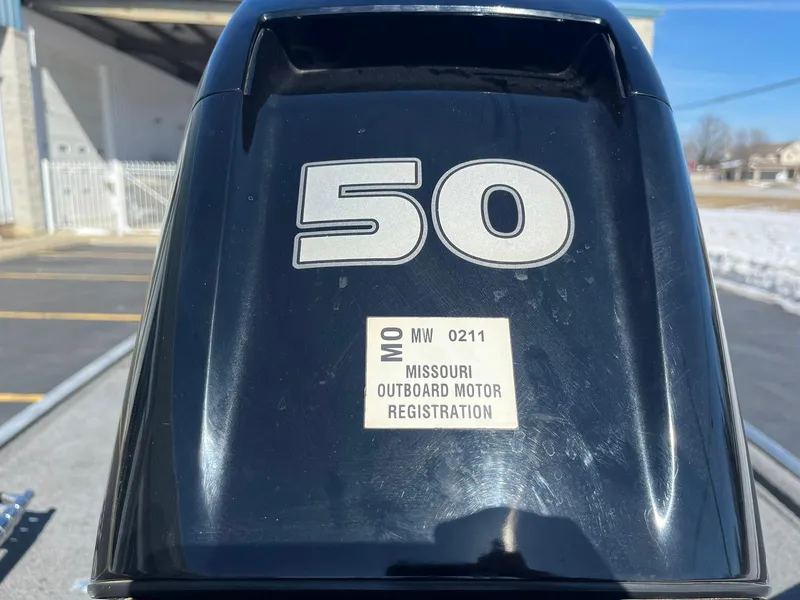 Slide: The Image of Outboard motor with Missouri registration on a 2020 Tracker Bass Tracker Classic XL. - 5