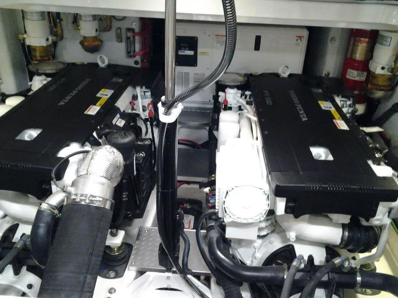 Slide: The Image of Engine room of 2017 Formula 40 Performance Cruiser with dual engines. - 28