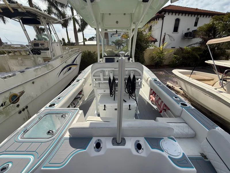 Slide: The Image of 2019 Sea Fox 228 Commander boat interior with modern features and spacious layout. - 6