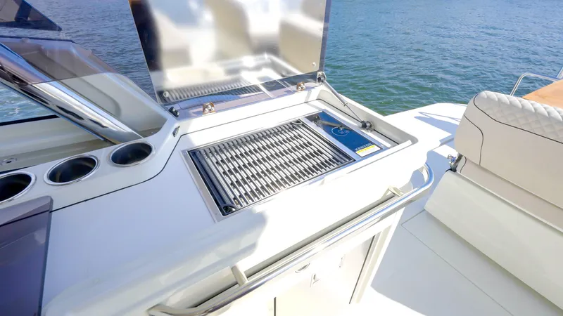 Slide: The Image of Outdoor grill on Catana YOT 41 yacht, 2025 model, with ocean view. - 4
