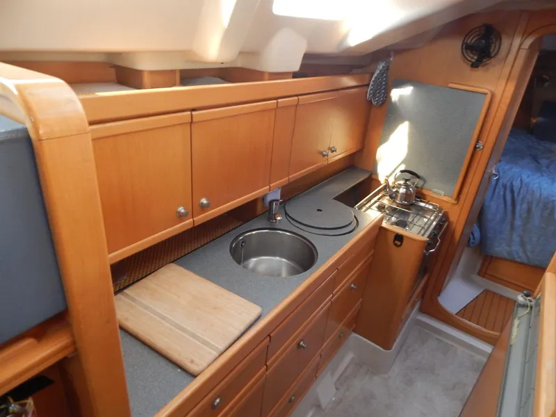 Slide: The Image of Dehler 41DS - Looking Forward Galley - 2