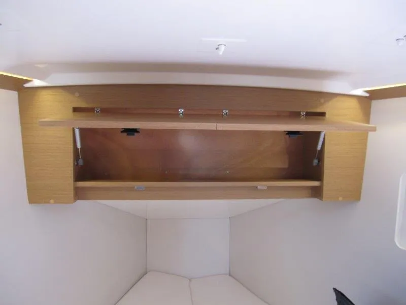 Slide: The Image of Interior cabin storage of 2025 Jeanneau Sun Odyssey 350 sailboat. - 35