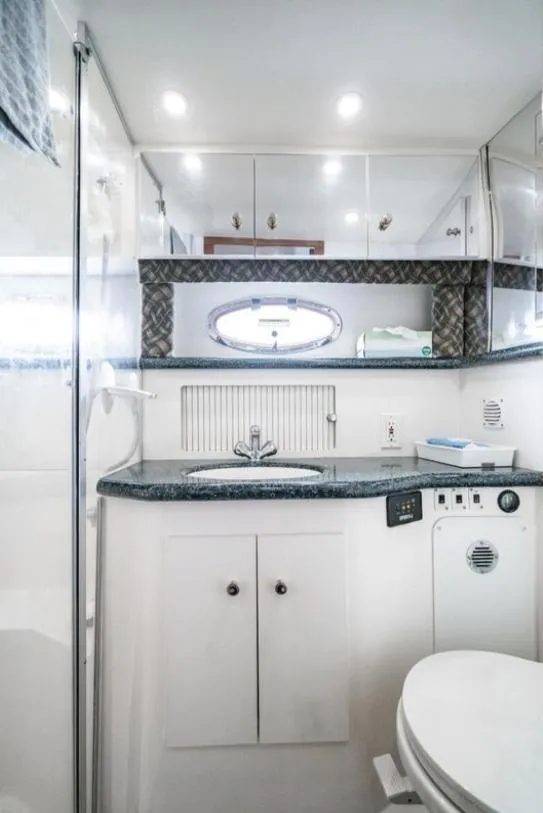 Slide: The Image of Carver 406 Aft Cabin Motor Yacht 2000 - 65