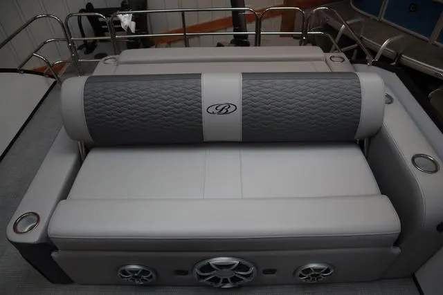 Slide: The Image of Bentley Pontoons Elite 223 Swingback DC Triple Tube Pkg 2025 - 26