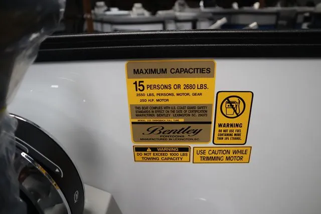 Slide: The Image of Bentley Pontoons Legacy 223 Swingback Triple Tube Pkg 2025 - 14
