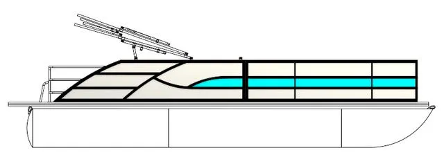Slide: The Image of Bentley Pontoons Legacy 223 Swingback Triple Tube Pkg 2025 - 18